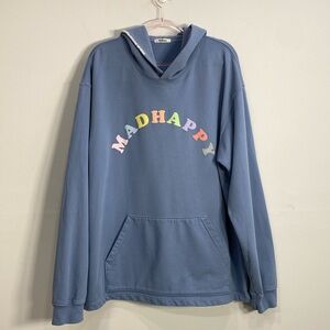 Madhappy Pastels French Terry Hoodie Women's XL Blue
